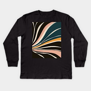 Expand - Abstract Art Print Kids Long Sleeve T-Shirt